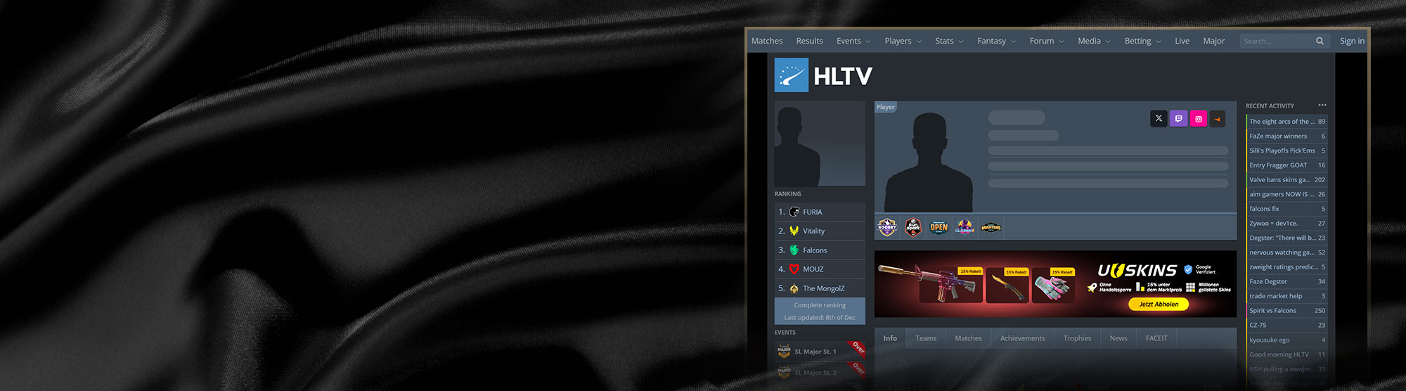 Salutare Germania! UUSKINS este acum pe HLTV