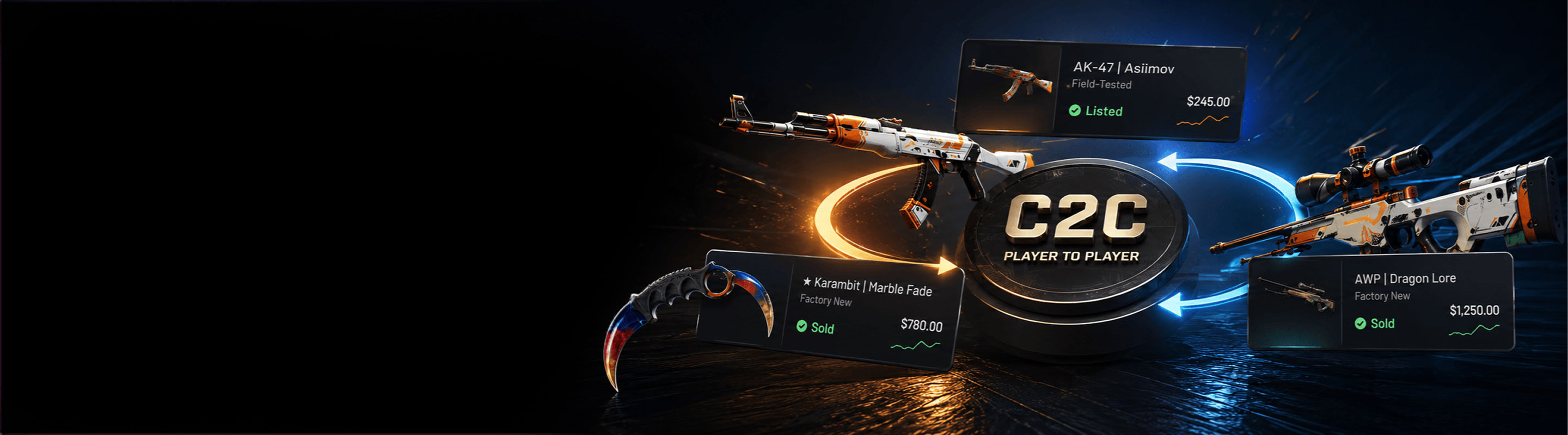 Sell Your CS2 Skins on UUSKINS. C2C Selling Is Now Live.