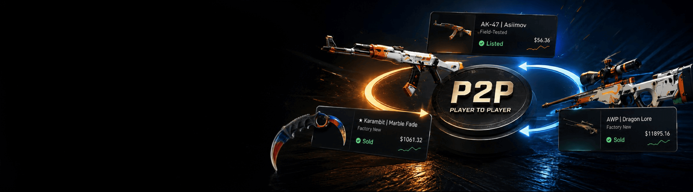 Sell Your CS2 Skins on UUSKINS. P2P Selling Is Now Live.