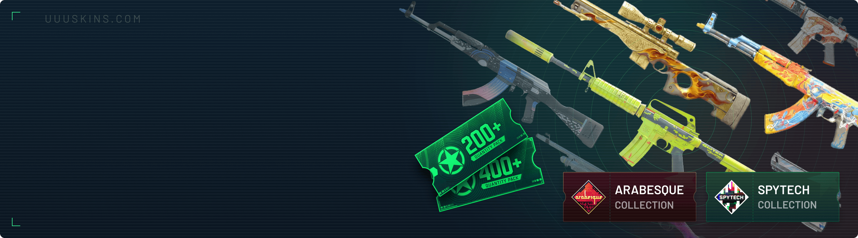 Armory Stars jetzt verfügbar
Exklusive Kollektionen und limitierte Skins
sind jetzt live